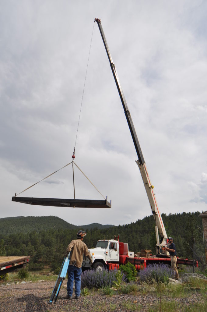 Hoisting the deck structure